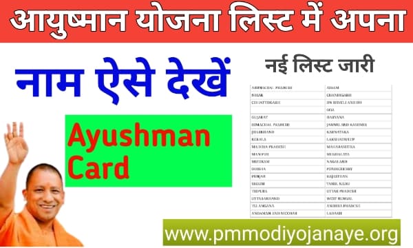 Ayushman Bharat Yojana List